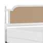 Richlands Furniture Melanie King Poster Panel Wood Bed in White, , large