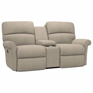 La-Z-Boy Robin Manual Console Reclining Loveseat in Marble, , large