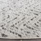 Safavieh Adirondack ADR104N-4R 4" x 4"  Ivory/Charcoal Round Rug, , large