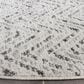 Safavieh Adirondack ADR104N-4R 4" x 4" Ivory/Charcoal Round Rug, , large