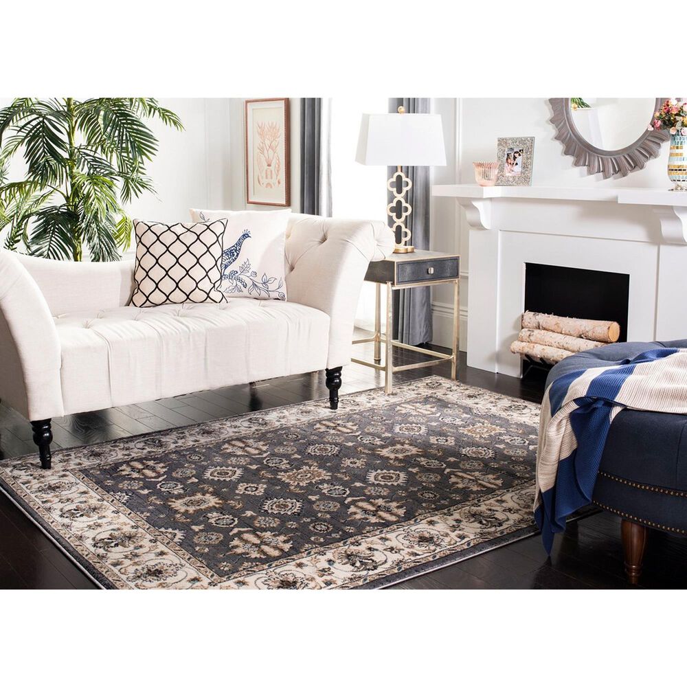 Safavieh Lyndhurst LNH332 5&#39;3&quot; x 7&#39;6&quot; Grey and Cream Area Rug, , large