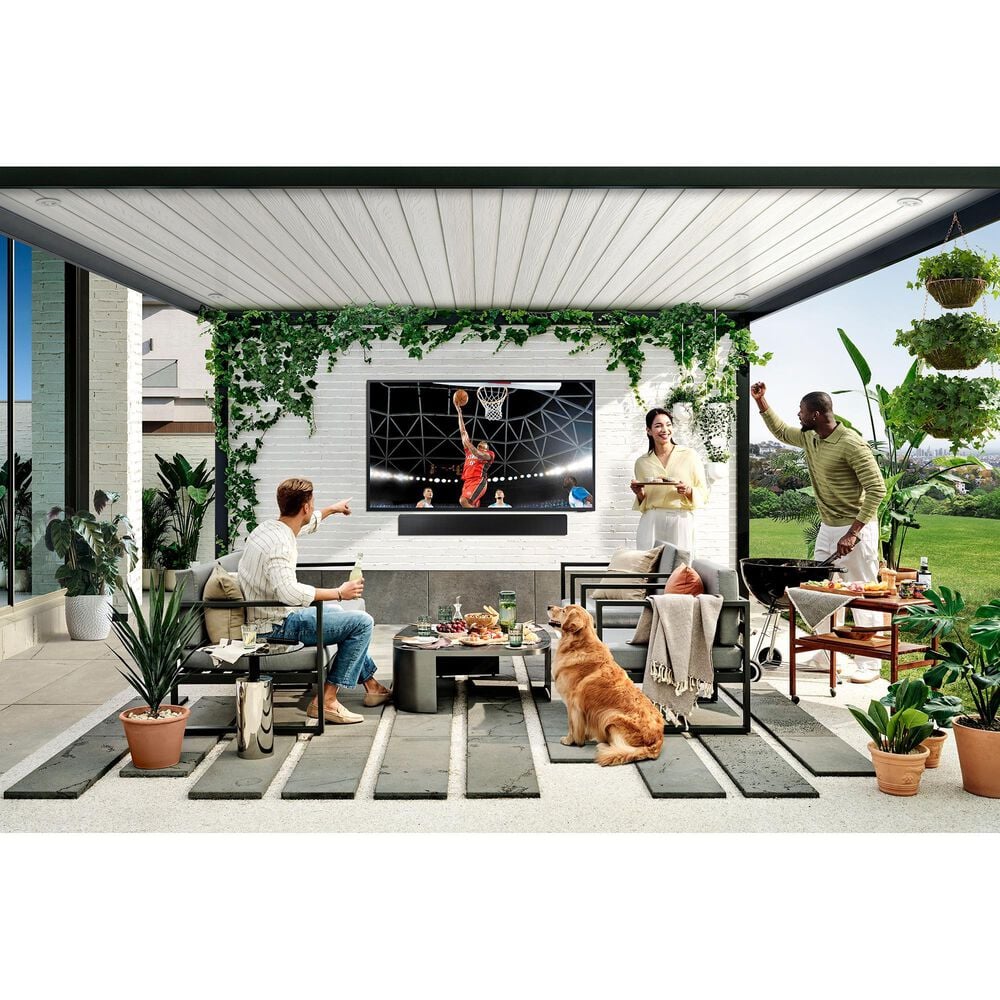 Samsung 75&quot; Class The Terrace Partial Sun Neo QLED 4K LST7D in Titan Black - Smart TV, , large
