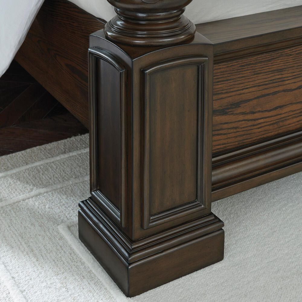 Millenium Maylee Queen Canopy Bed in Dark Brown, , large