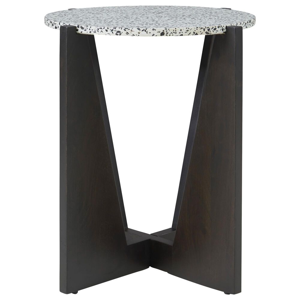 Ashley Tellrich Accent Table in Black and White, , large