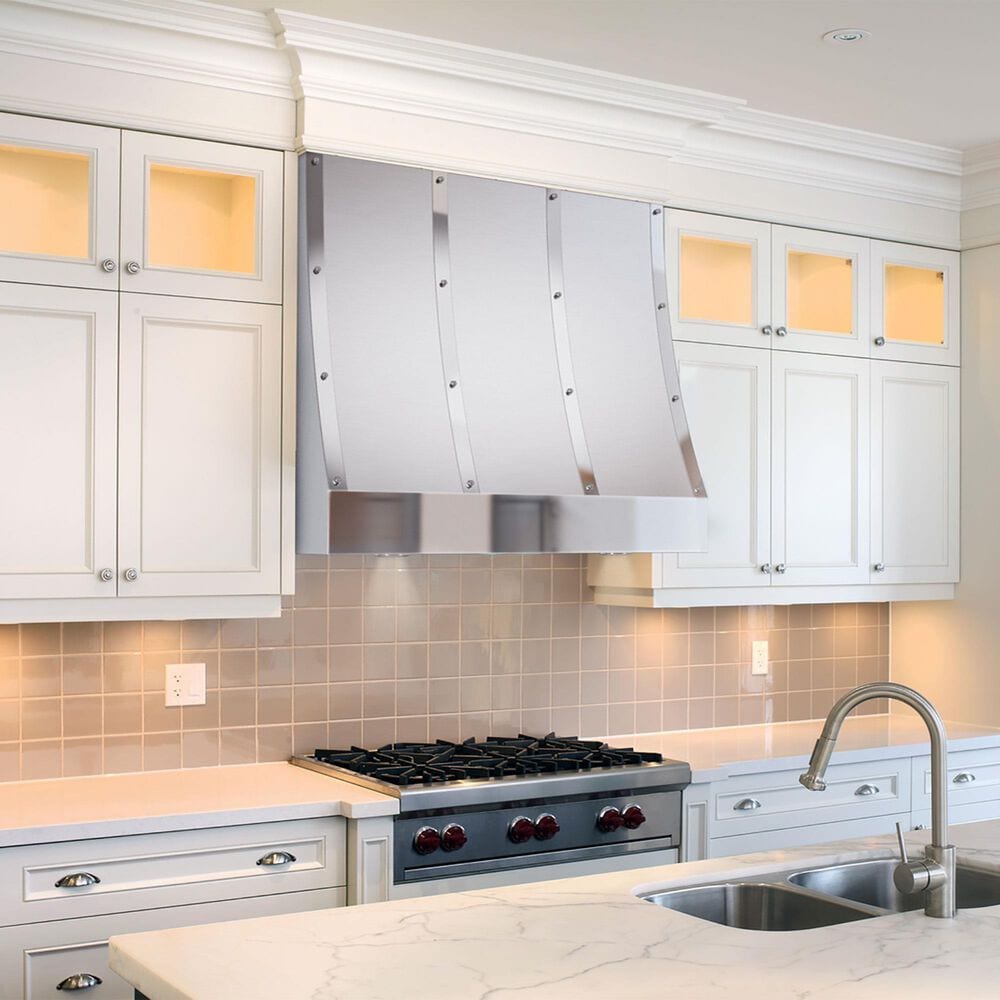 Elica Catania 48" Wall Mount Range Hood in Stainless Steel, , large