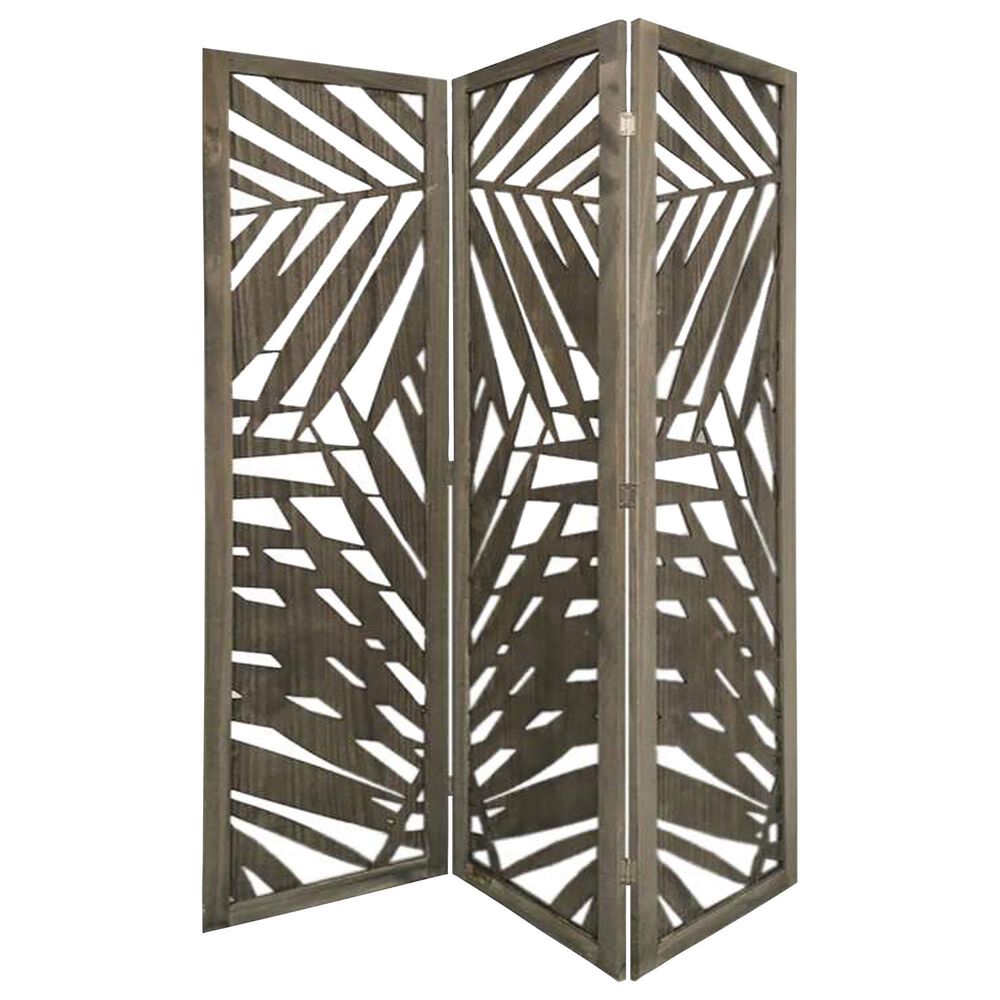 Screen Gems Papete 3-Panel Screen in Grey, , large