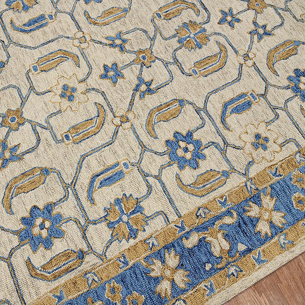 Amer Rugs Romania 8&#39; x 10&#39; Royal Blue Area Rug, , large