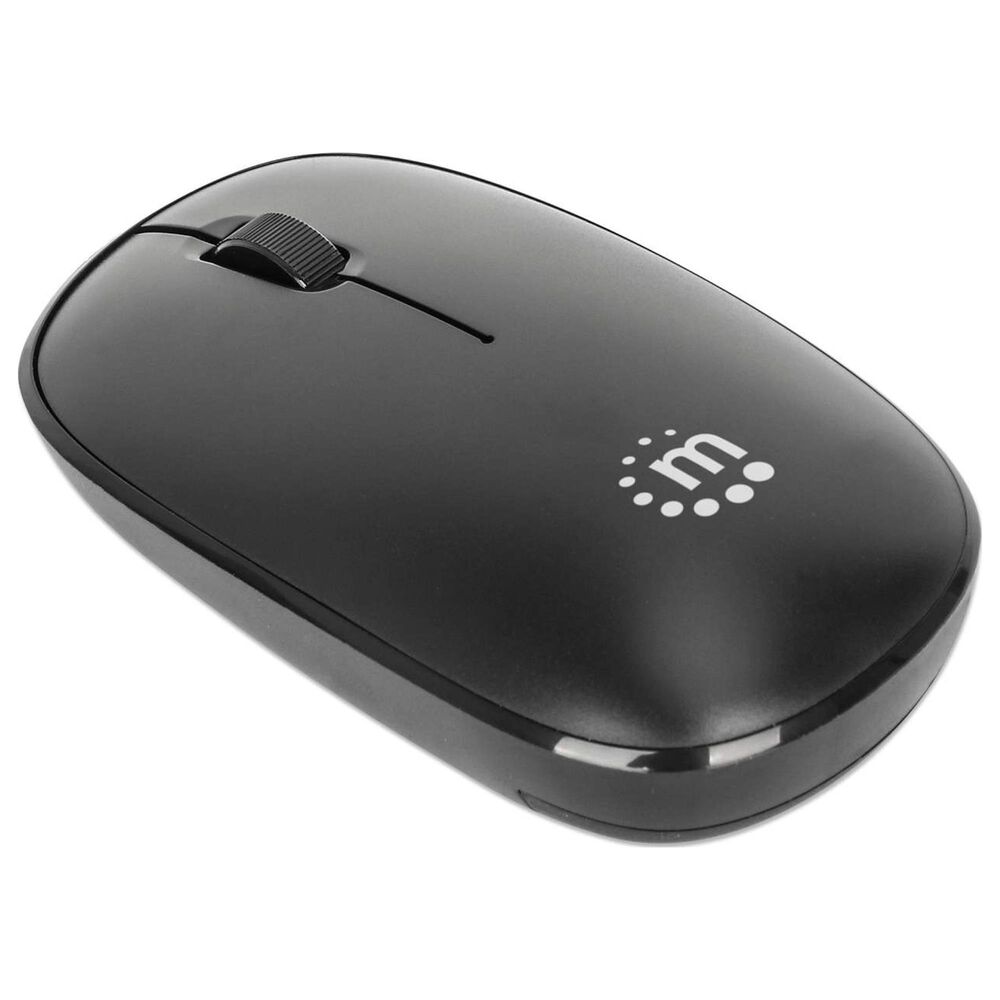 Manhattan MW3050 Wireless Optical USB Mouse in Black, , large