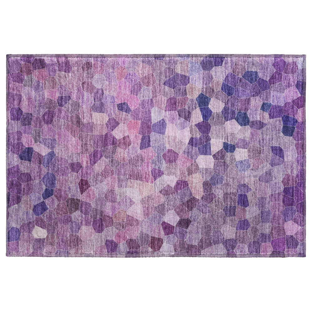 Dalyn Rug Company Kaleidoscope Plum 2"6" x 3"10" Indoor/Outdoor Area Rug, , large