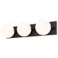 Vaxcel Parkview 3-Light Bathroom Vanity in Matte Black, , large