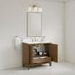 37B Fenwick 36" Single Bathroom Vanity in Kona with Glossy White Composite Stone Top and Backsplash, , large