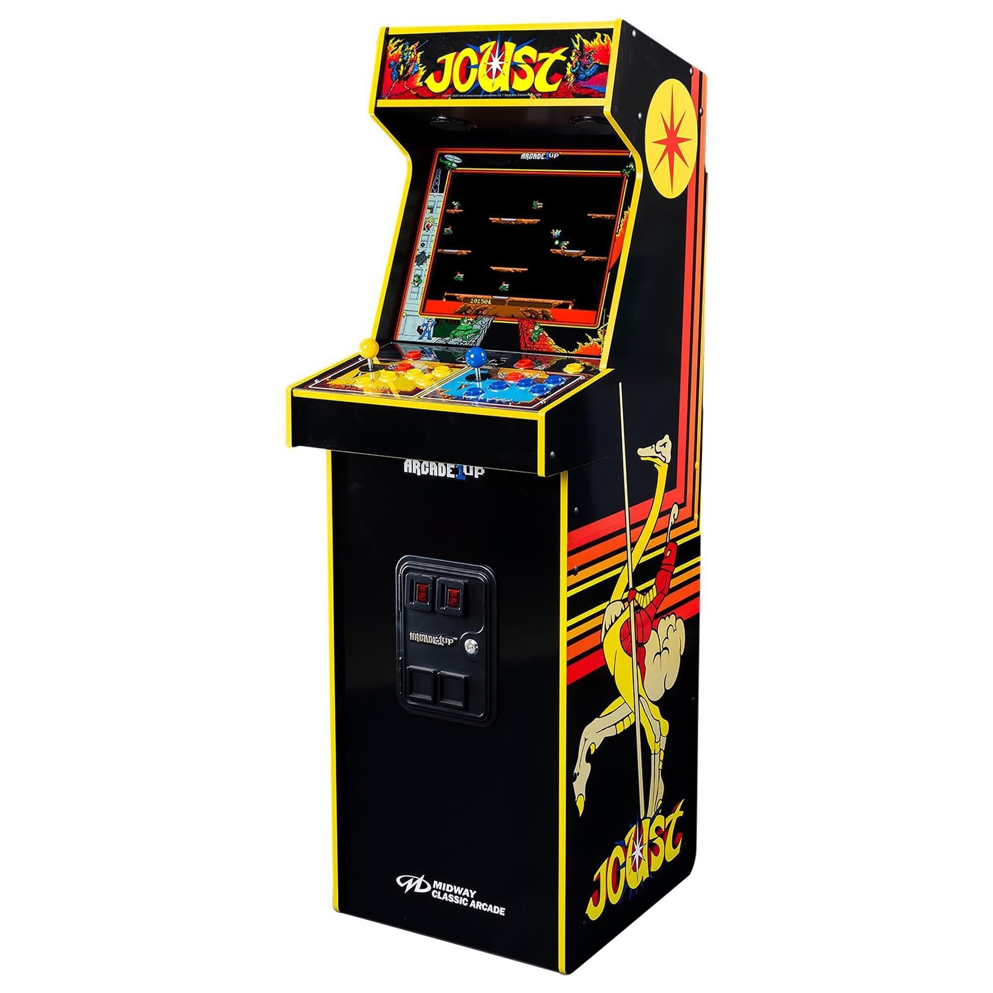 Arcade1Up Joust & Rampage Deluxe Arcade Machine in Multicolor