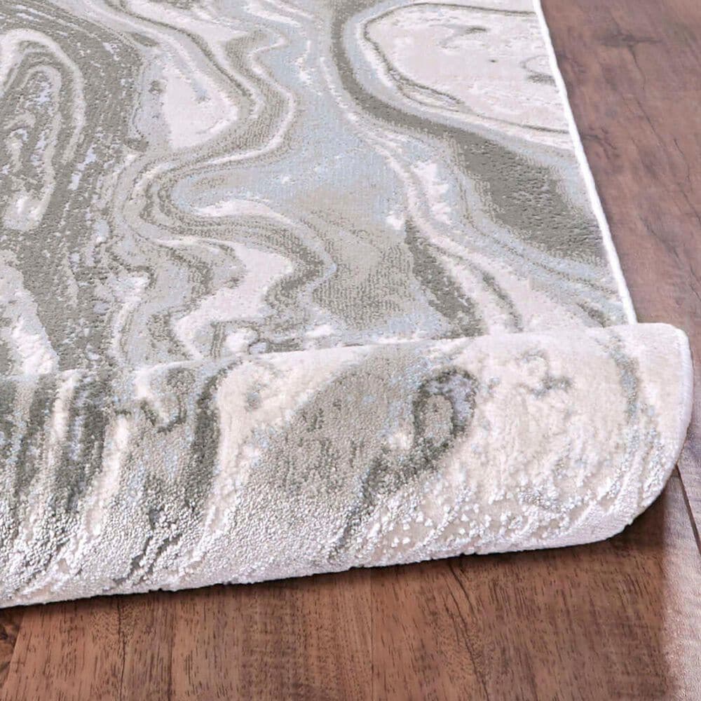 Feizy Prasad Abstract 8&#39; x 11&#39; Light Gray Area Rug, , large