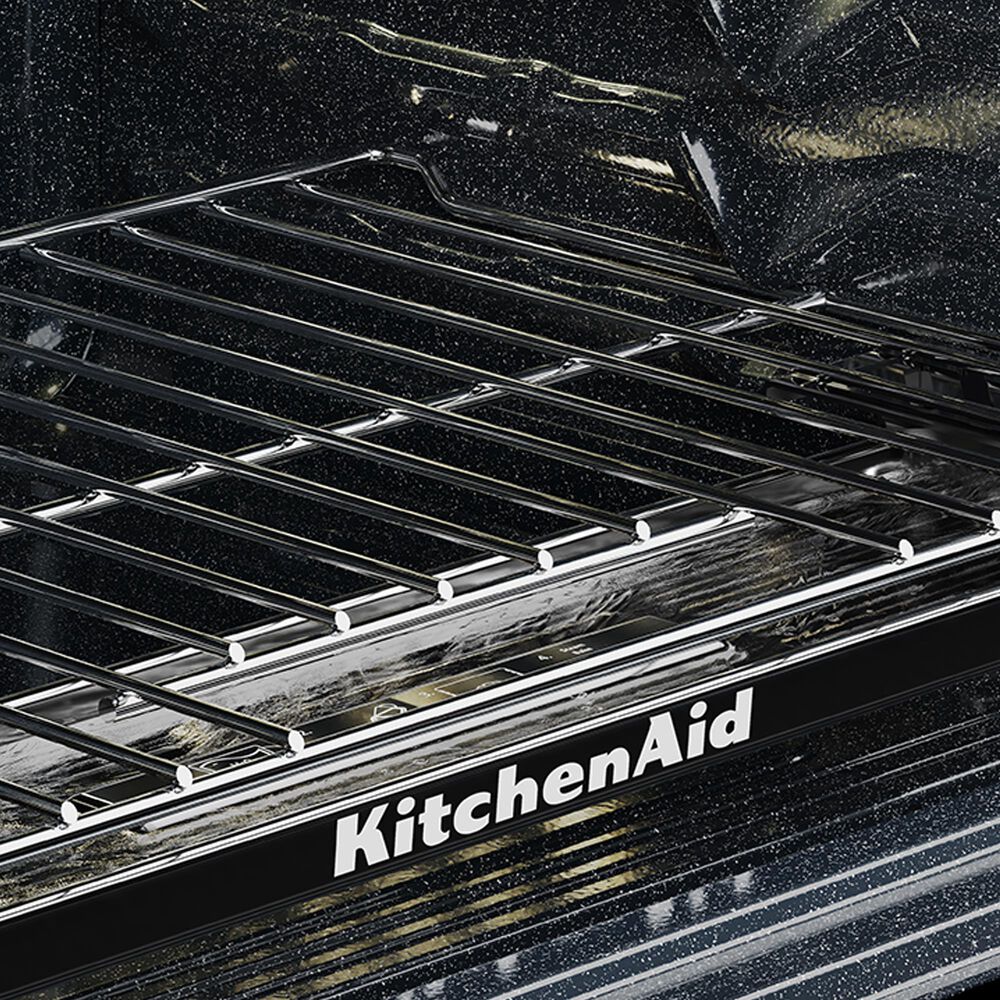 KitchenAid 2-Piece Kitchen Package with 30" Slide-In Smart Electric Range and 30" Over-the-Range Microwave Oven in Juniper, , large