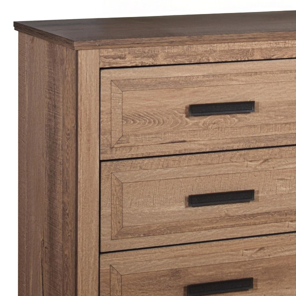 New Heritage Coventry Hall 4-Piece King Sleigh Bedroom Set in Pecan, , large