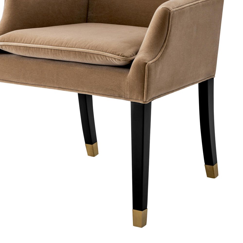 Eichholtz Clayton Arm Chair in Black, , large