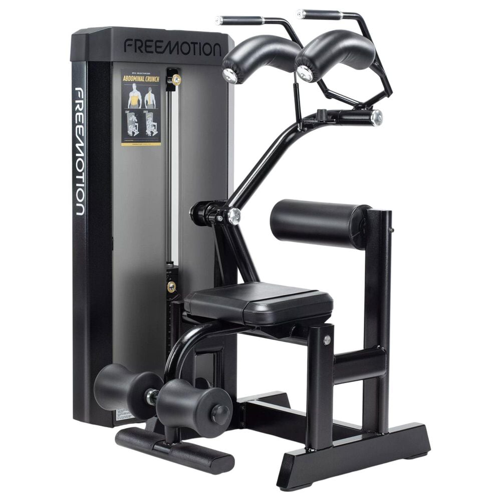 FreeMotion Epic Selectorized Abdominal Crunch in Black, , large