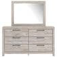 Ashley Broachmyn 4 Piece Full Bedroom Set in Light Gray, , large