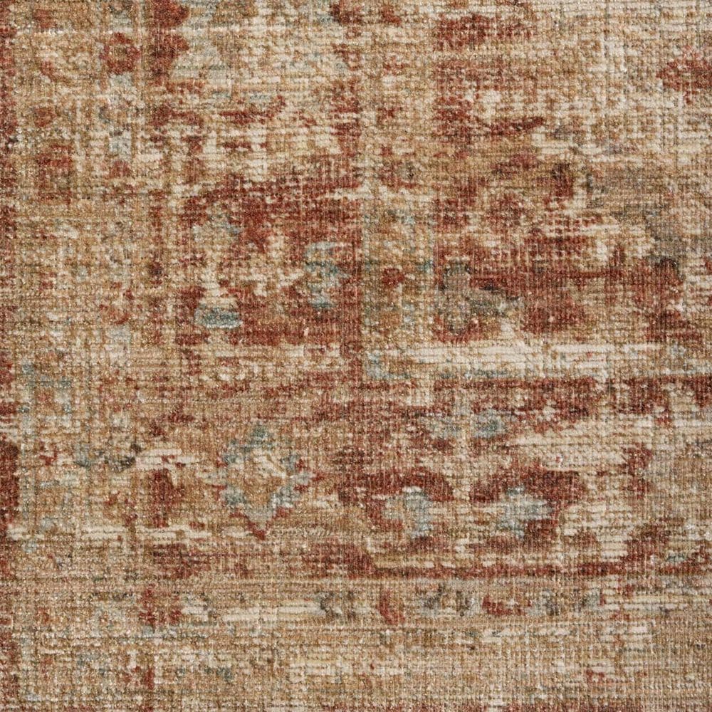 Loloi Heritage 4&#39; x 10&#39; Brick and Multicolor Runner, , large