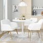 Lumisource Daniella Upholstered Bench in Gold, , large