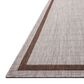 Loloi Easton Dove and Coffee 4" x 6" Indoor/Outdoor Area Rug, , large