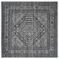 Safavieh Adirondack ADR108A-4SQ 4" x 4"  Silver/Black Square Rug, , large