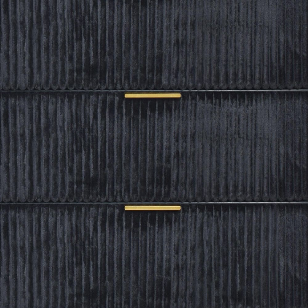 New Heritage Design Kailani 3-Piece Queen Bedroom Set in Black and Gold, , large