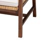Baxton Studio Lovina Arm Chair in White, , large