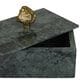 Maple and Jade 3-Piece Decorative Box Set in Vibrant Green, Smoky Gray and Gold, , large