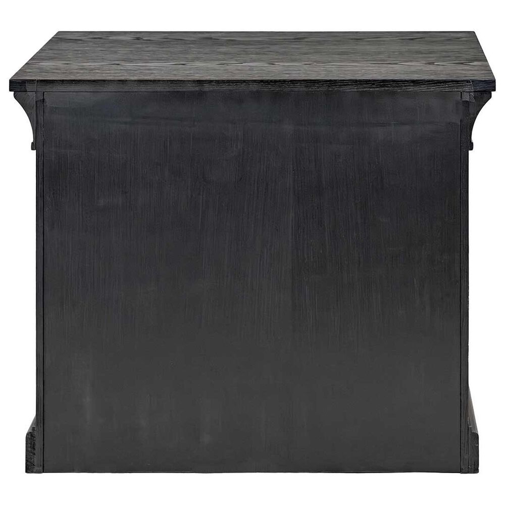 Wycliff Bay Willow Lane 5-Piece L-Shaped Desk with Bookcase, Ladder and Lateral File Cabinet Set in Ebony Black, , large