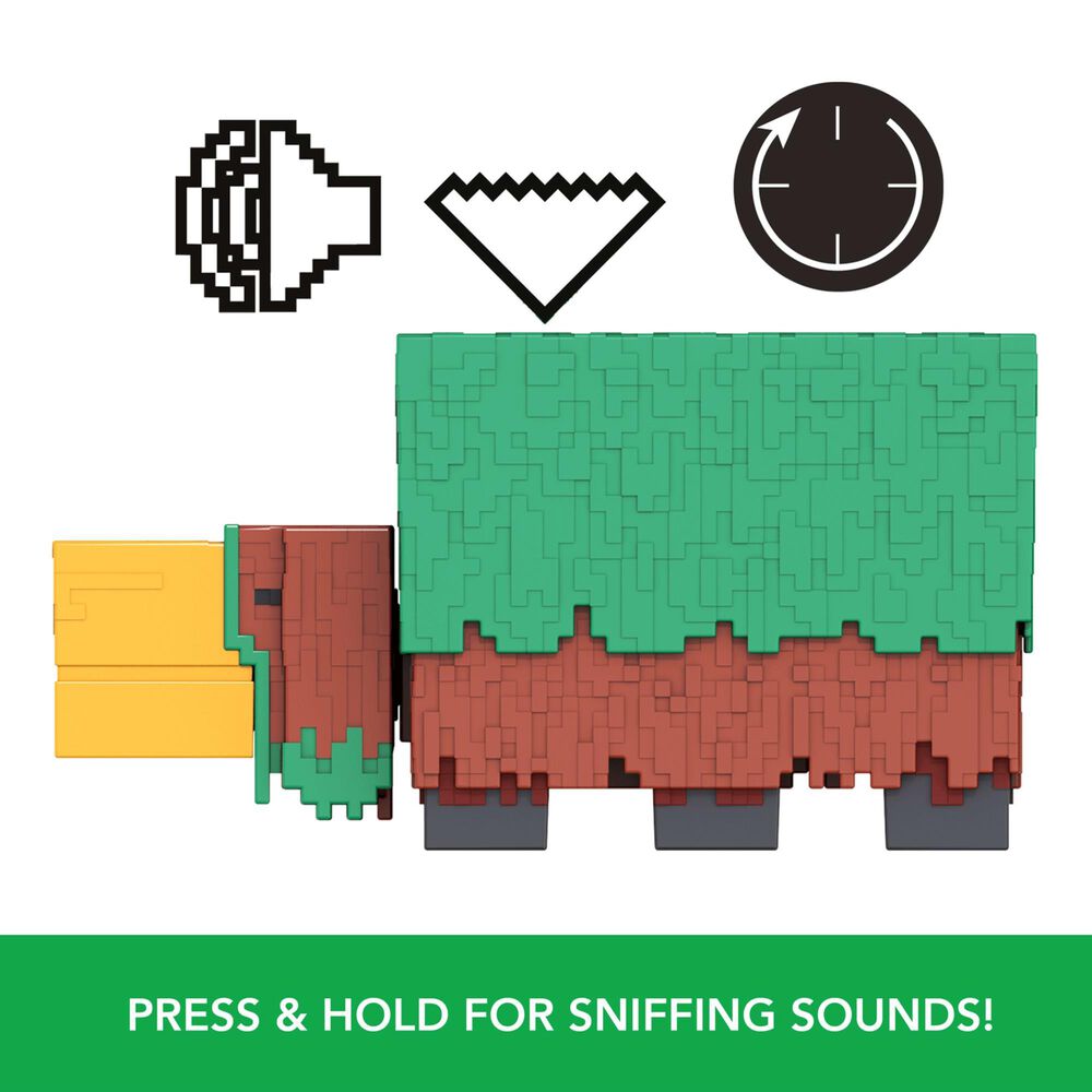 Mattel Minecraft 3.25" Sniffer Action Figure with Game Accurate Sounds, , large