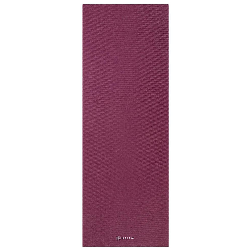 Gaiam 5mm Yoga Mat in Mulberry, , large