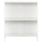 Valor Living Ace 2-Shelf Storage Bookcase in White, , large