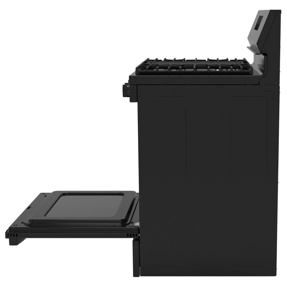 GE Appliances 5.3 Cu. Ft. Freestanding Natural Gas Range with Crisp Mode in Black, , large
