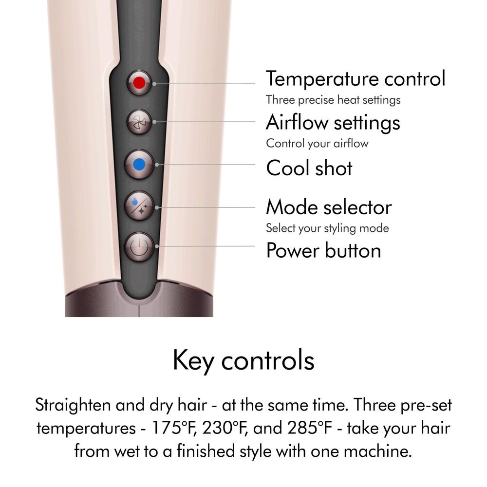 Dyson Special Edition Airstrait Hair Dryer and Straightener in Amber Silk, , large