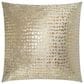 D.V. KAP Home Stealth II 24" Square Throw Pillow in Gold, , large