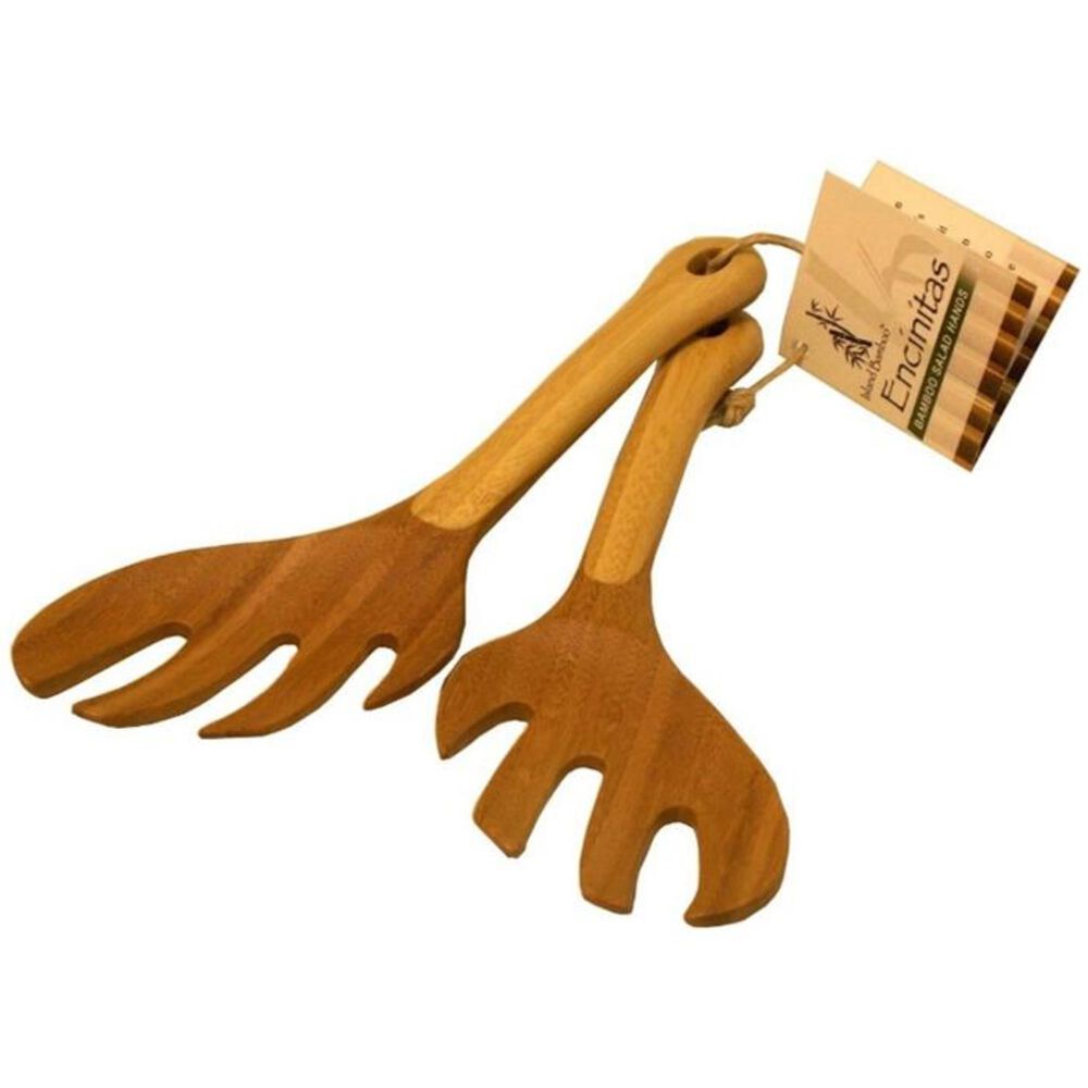 Island Bamboo 9" Salad and Pasta Hands, , large