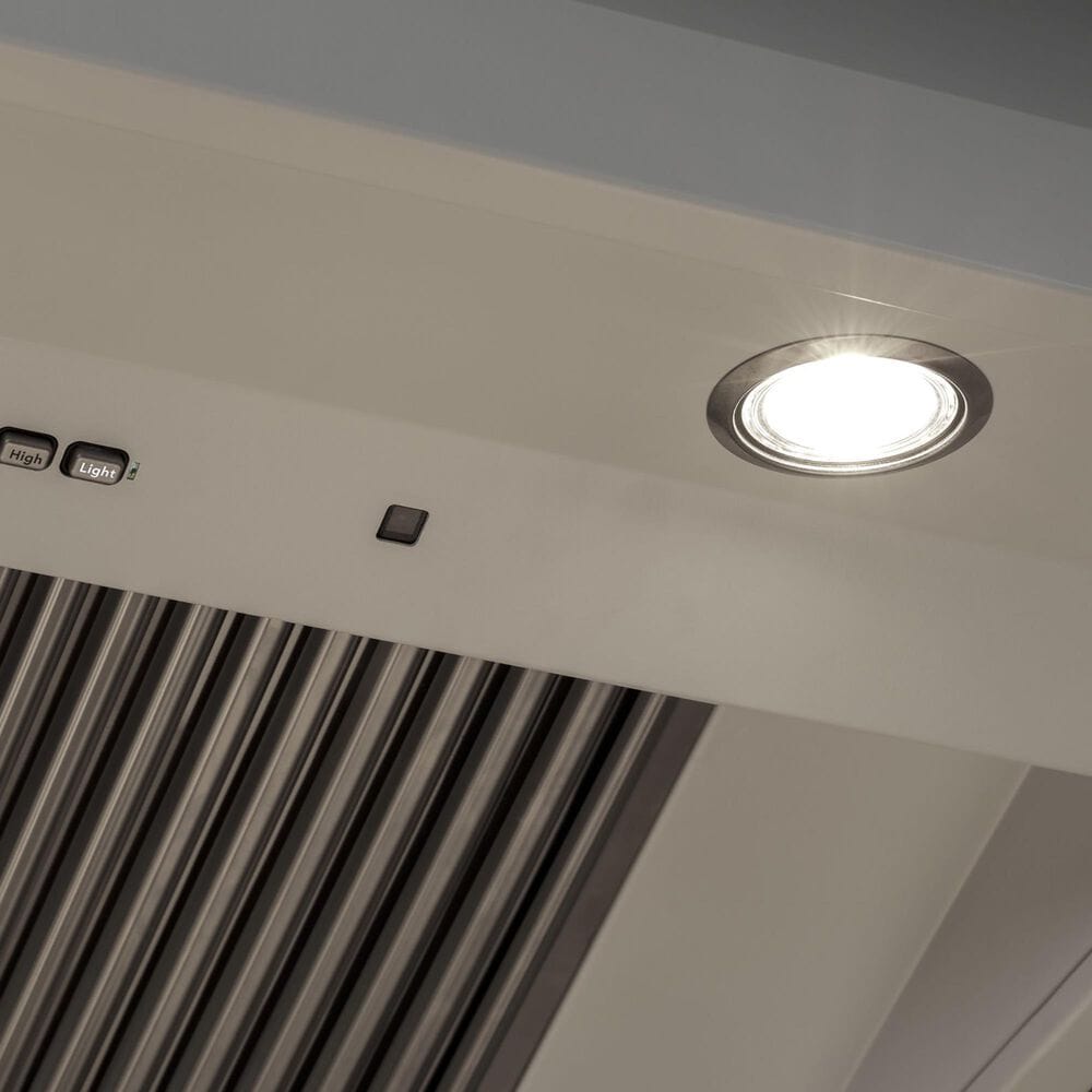 Cafe 30&quot; Commercial Range Hood in Matte White, , large