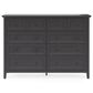 Urban Home Grace Dresser and Mirror in Raven Black, , large