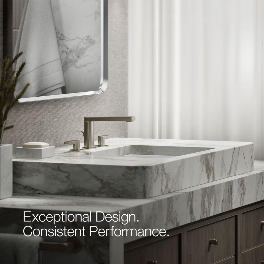 Kohler Composed Widespread Bathroom Sink Faucet in Vibrant Brushed Nickel, , large