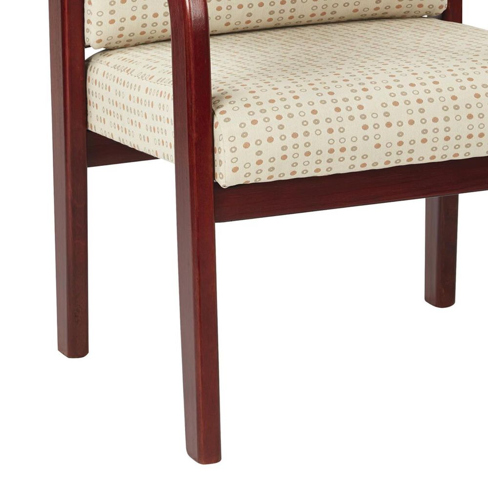 OSP Home WD Visitors Chair in Luna/Cherry, , large