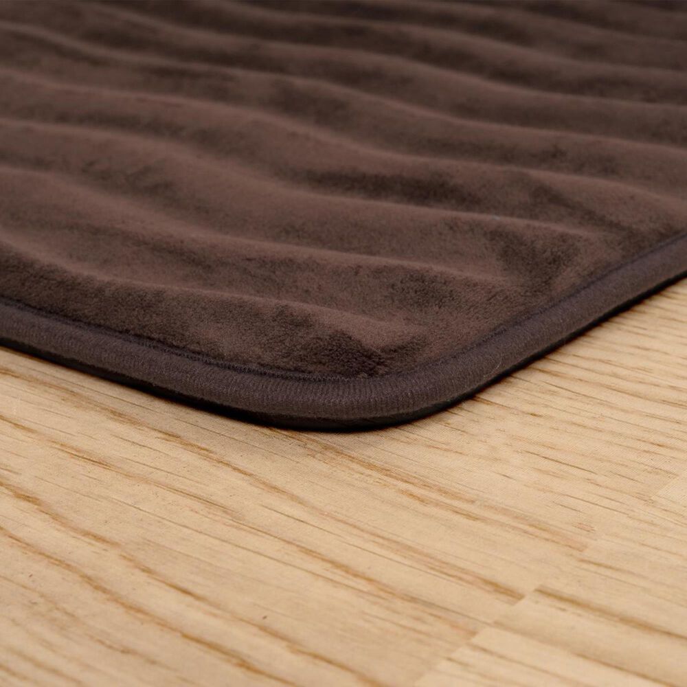 Timberlake Lavish Home Memory Foam Extra Long Bath Rug Mat, , large