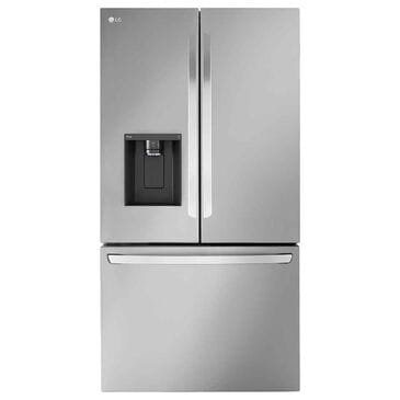 LG 26 cu. Ft 3 Door French Door, Counter Depth, Printproof Stainless Steel, , large