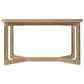 Hooker Furniture Banyon Bay Gathering Dining Table in Desert Oak and Brushed Brass - Table Only, , large