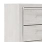 Ashley Altyra 5 Piece Twin Panel Bedroom Set in White with LED Headboard, , large