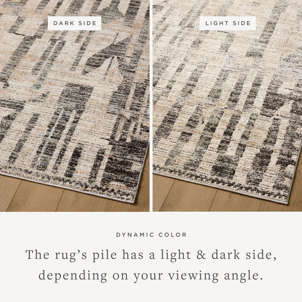 Loloi Bleecker Beige and Stone 4&#39; x 6&#39; Area Rug, , large