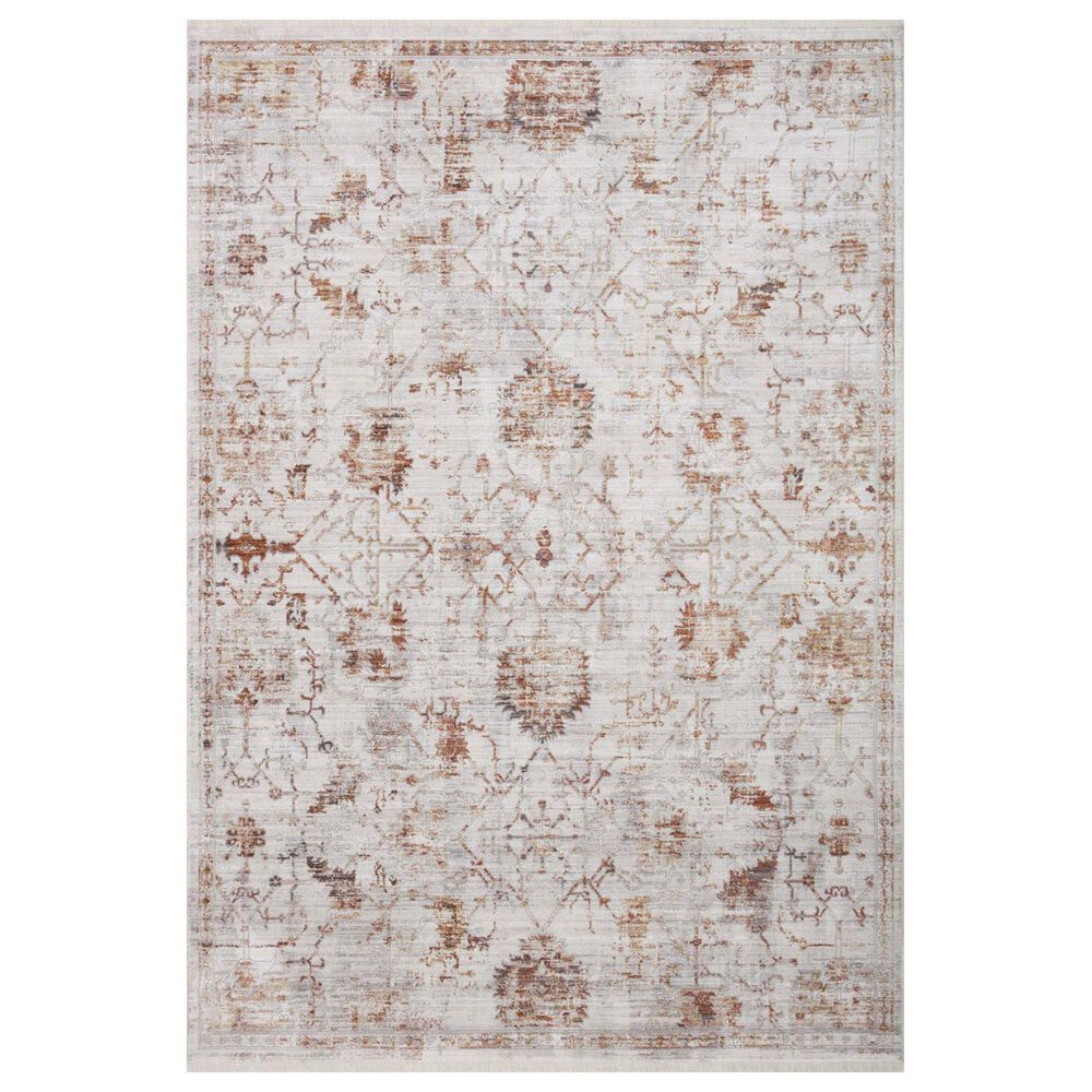 Loloi Bonney 2" x 3" Silver and Sunset Area Rug, , large