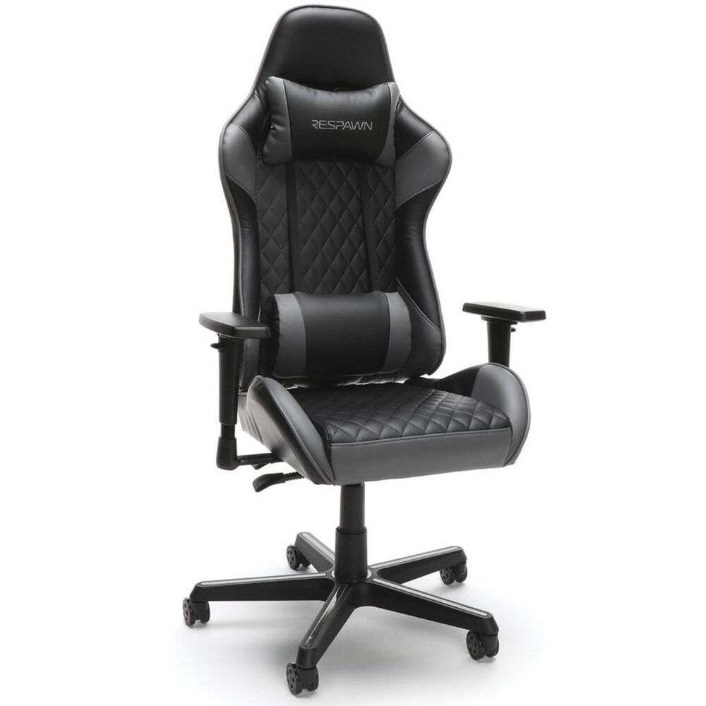 Respawn Products RESPAWN 100 Racing Style Gaming Chair in Gray, , large