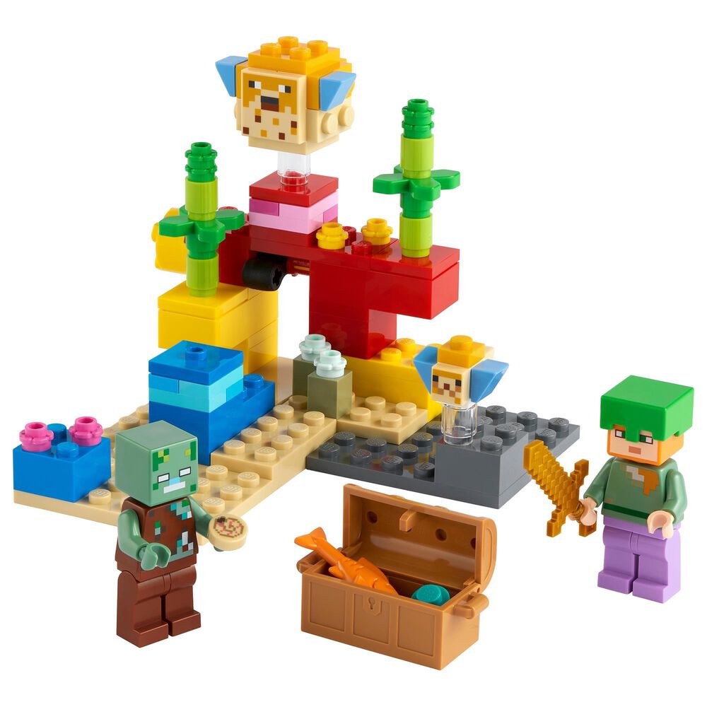 LEGO Minecraft The Coral Reef Building Set, , large
