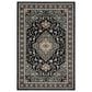 Safavieh Lyndhurst 8" x 10" Anthracite and Teal Area Rug, , large